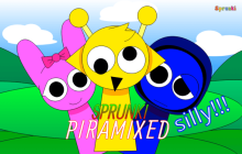 Sprunki Pyramix Silly Edition img