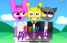 Sprunki Pyramixed: Human Edition img