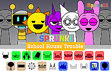 Sprunki School House Trouble Mod img