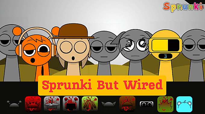 Sprunki But Wired Mod img
