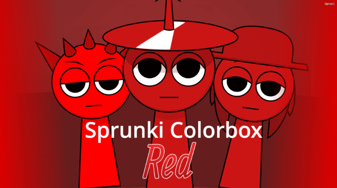 Sprunki Colorbox Red Sprunki Colorbox Red