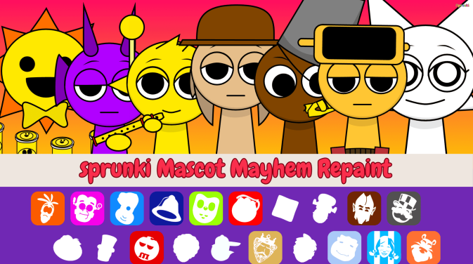Sprunki Mascot Mayhem Repaint Sprunki Mascot Mayhem Repaint