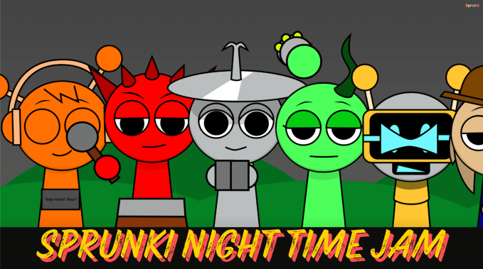 Sprunki Night Time Jam Sprunki Night Time Jam