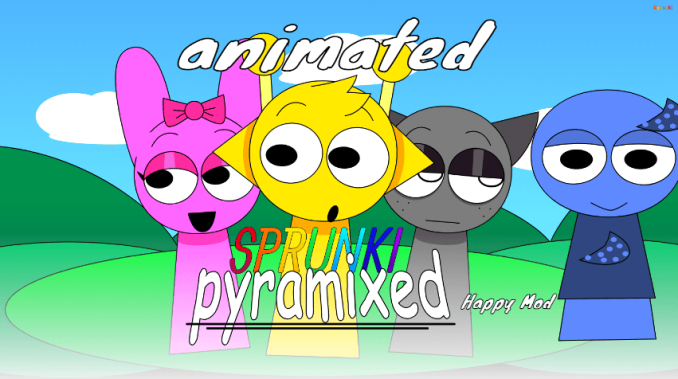 Sprunki Pyramixed: Animated Happy Mod Sprunki Pyramixed: Animated Happy Mod