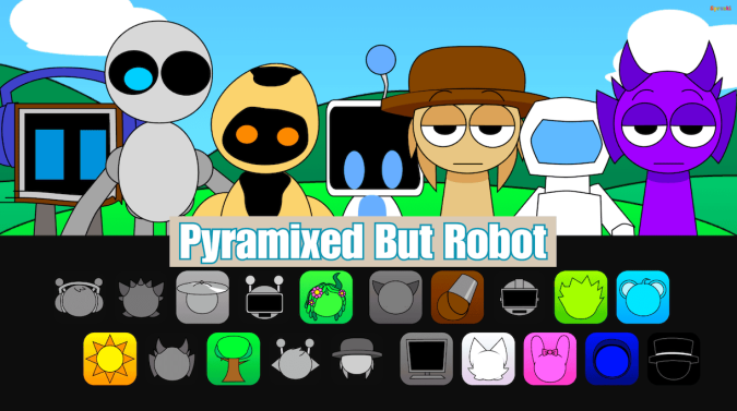 Sprunki Pyramixed But Robot Sprunki Pyramixed But Robot