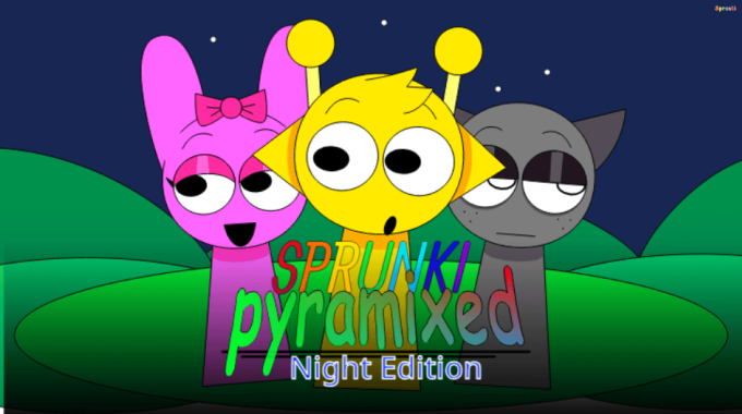 Sprunki Pyramixed: Night Edition Sprunki Pyramixed: Night Edition