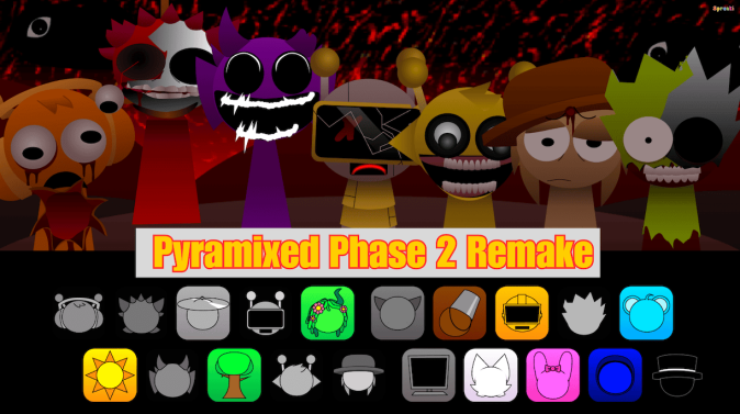 Sprunki Pyramixed Phase 2 Remake Sprunki Pyramixed Phase 2 Remake