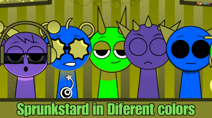 Sprunkstard in Different Colors