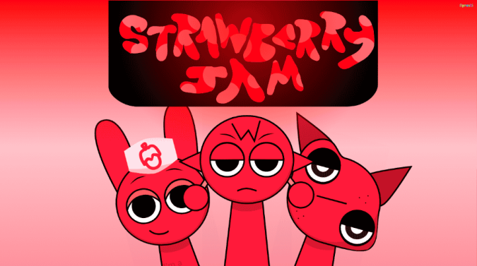 Strawberry Jam but Sprunki Strawberry Jam but Sprunki